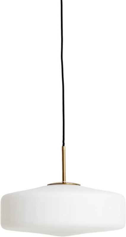 Hängeleuchte - Pleat - weiß - glas - ø 30cm - - Light&living