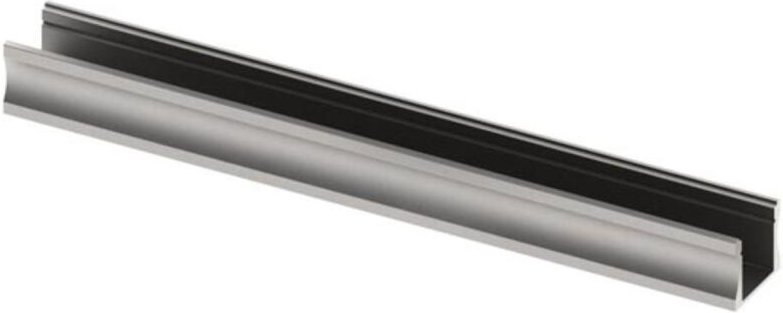 Toolland - slimline 15 mm - aluminiumprofil für led-streifen - eloxiertes aluminium - silber - 2 m