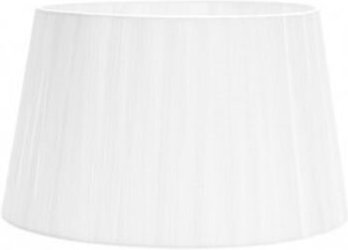 FABRILAMP 157512501 Laura Lampenschirm E27 Weiß 25dx20dx15h Offen Konisch