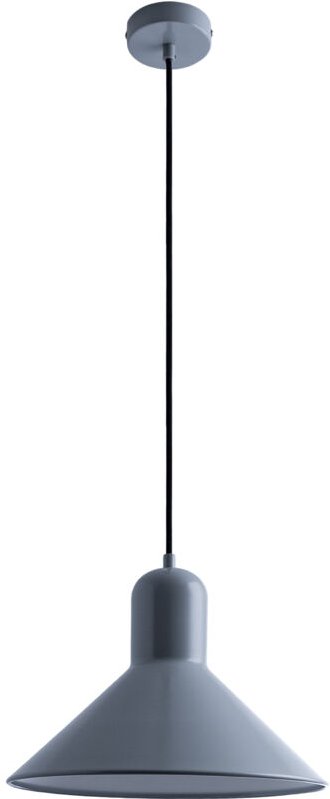 Paco Home - Pendelleuchte Hängelampe Esszimmer Küchenlampe Hängend Esstischlampe Matt E27 ohne Leuchtmittel, Matt Grau/W...