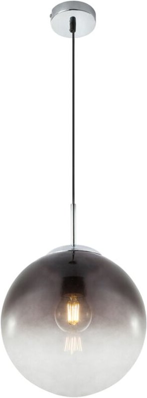 Pendelleuchte varus mit Glaskugel aus Rauchglas, ø 25cm