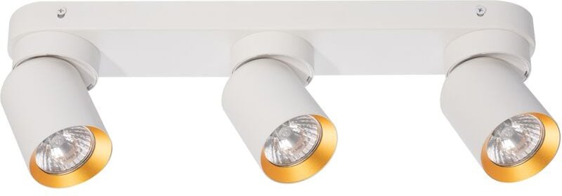 Deckenleuchte Andy 3xGU10 Weiß + Gold