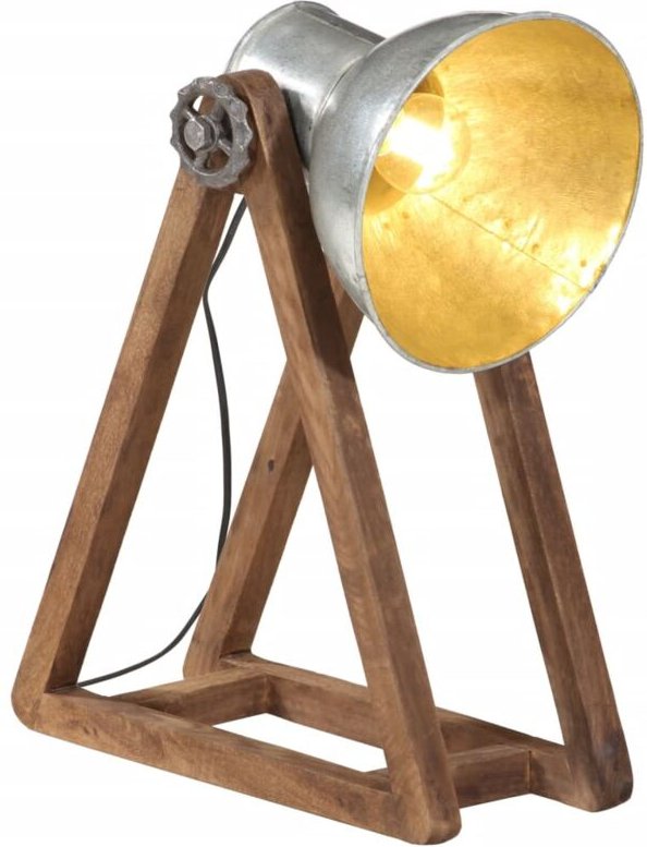 Schreibtischlampe 25 W Vintage-Silbern 30x17x40 cm E27 vidaXL