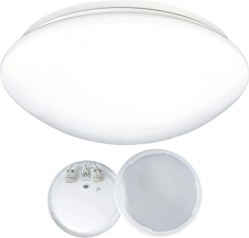 DAISY RIVA runde Deckenaufbauleuchte IP44 2xE27 Weiß