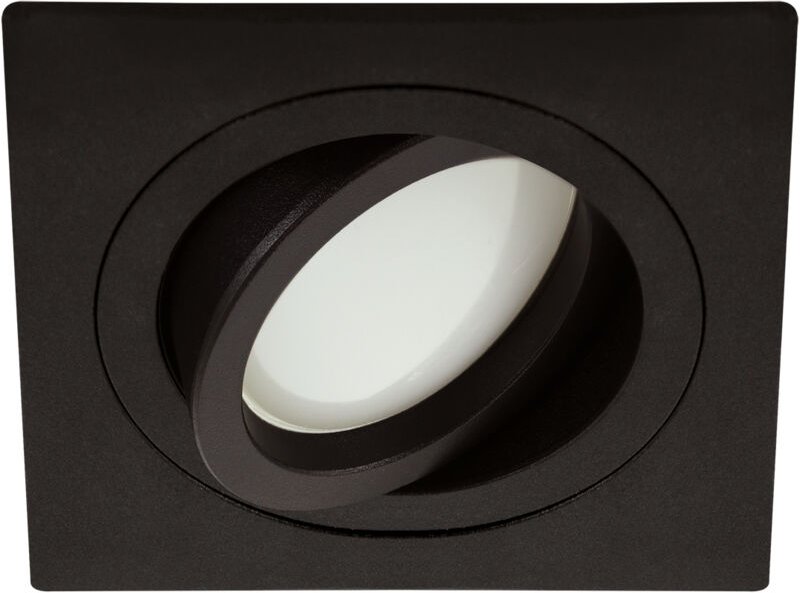 Quadratische Spot-Deckenleuchte LUBA D schwarz