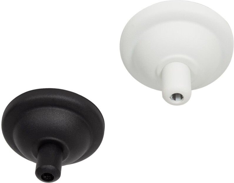 Thumbnail - Lampenrosette Design Metallisiert Weiß