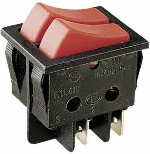 Electro Dh - Einpoliger Doppeltastschalter Gehäuse schwarz Taste grün Farbe schwarz 11.410.ILL/NVV 8430552120840