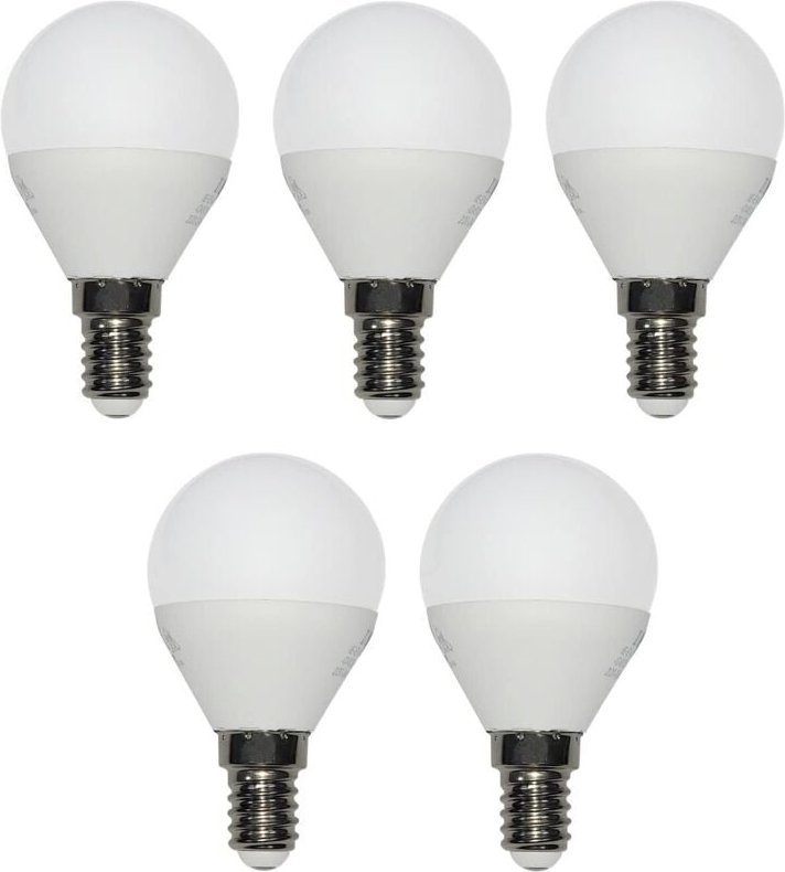 5er-Pack E14 Energiespar-LED-Lampen – 5 x 3 W – 250 lm – Warmweiß 3000 K