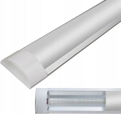 LED-Aufbauleuchte 120 cm Garage, nicht flackernd, 10 Stück, kalt, stark