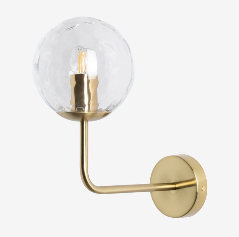 Rooney Wandleuchte Vergoldet - Sklum