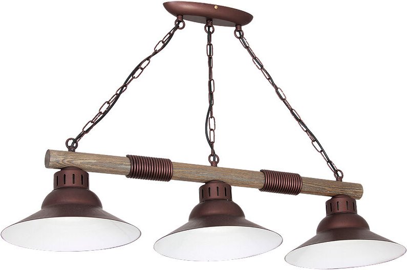 Raffinierte Hängelampe in Burgund Weiß Vintage