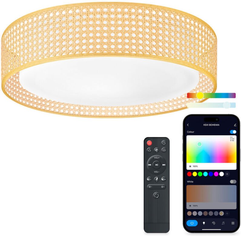 LED-Deckenleuchte KSIX Bohemia E 35 W 4000 Lm