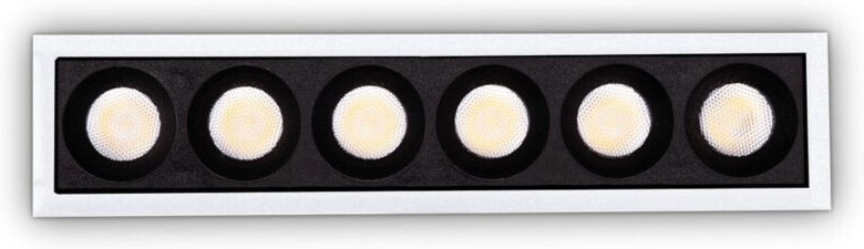 Lika 20W 6x led Einbaustrahler Weiß 3000K - Ideal Lux