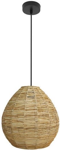 FABRILAMP Lampe de Deckenstativ Vitox 1xe27 Schwarz/natur 35d