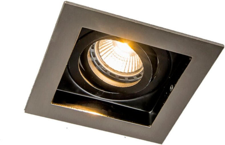 Smarter Einbaustrahler Stahl inkl. Wifi GU10 Lichtquelle - Carree