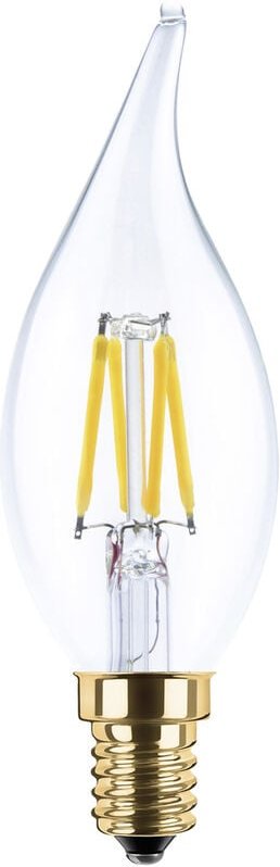 Segula 55206 LED EEK F (A - G) E14 Kerzenform Windstoß 3 W = 26 W Warmweiß (Ø x L) 35 mm x 112 mm 1