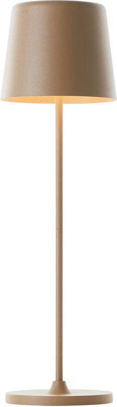 Thumbnail - Brilliant - Lampe Kaami led Außentischleuchte 37cm cappuccino matt Metall/Bambus gold 2 w led integriert