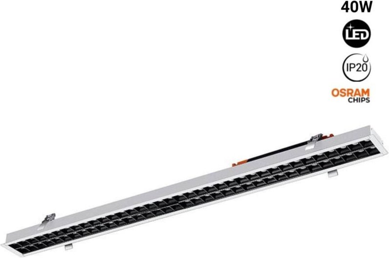 40W UGR18 Linearer LED-Einbaustrahler 40W Osram Chip