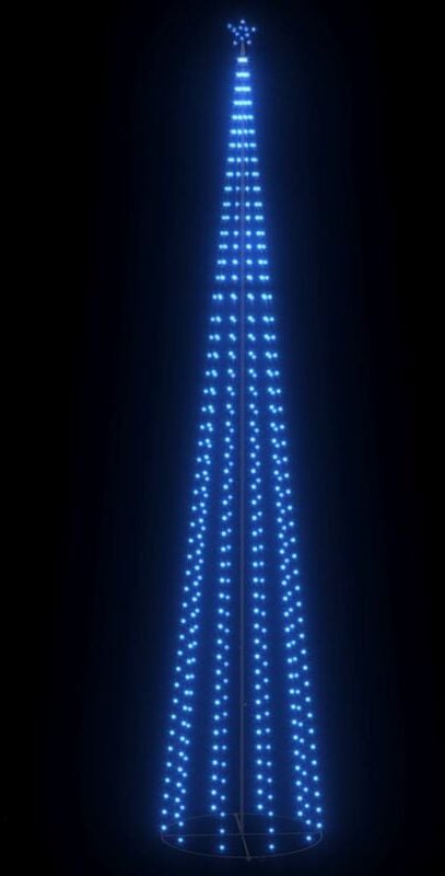 Vidaxl - Weihnachtsbaum Kegelform 752 LEDs Deko Blau 160x500 cm