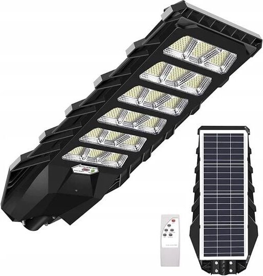 LED-Solar-Straßenlaterne für den Außenbereich, leistungsstark, 1500 W, Gartenlaterne, 900 LEDs