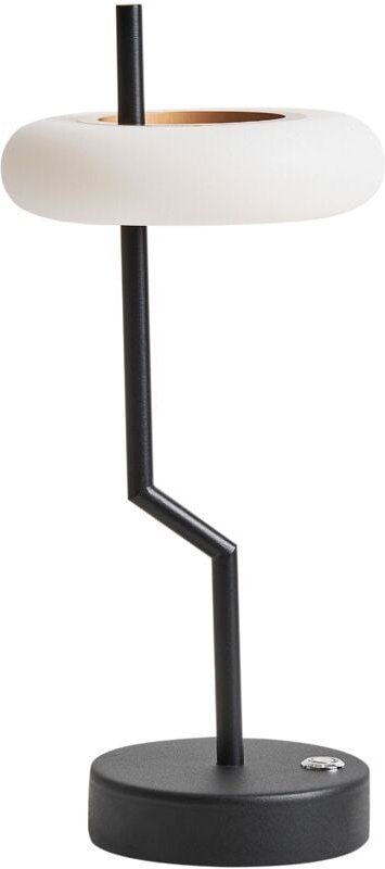 Kabellose LED Tischlampe ALVIELA mit Dimmer Metall Schwarz