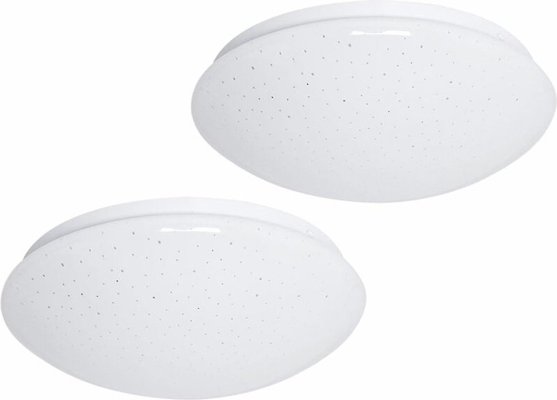 Etc-shop - 2er Set led Decken Lampen Wohn Schlaf Zimmer Beleuchtung Sternenhimmel Effekt Leuchten weiß