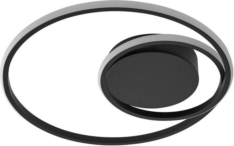 Thumbnail - Lindby Led Deckenleuchte Lampe Kyron Schwarz Aluminium Dimmbar ø45 Cm Leuchte B-Ware