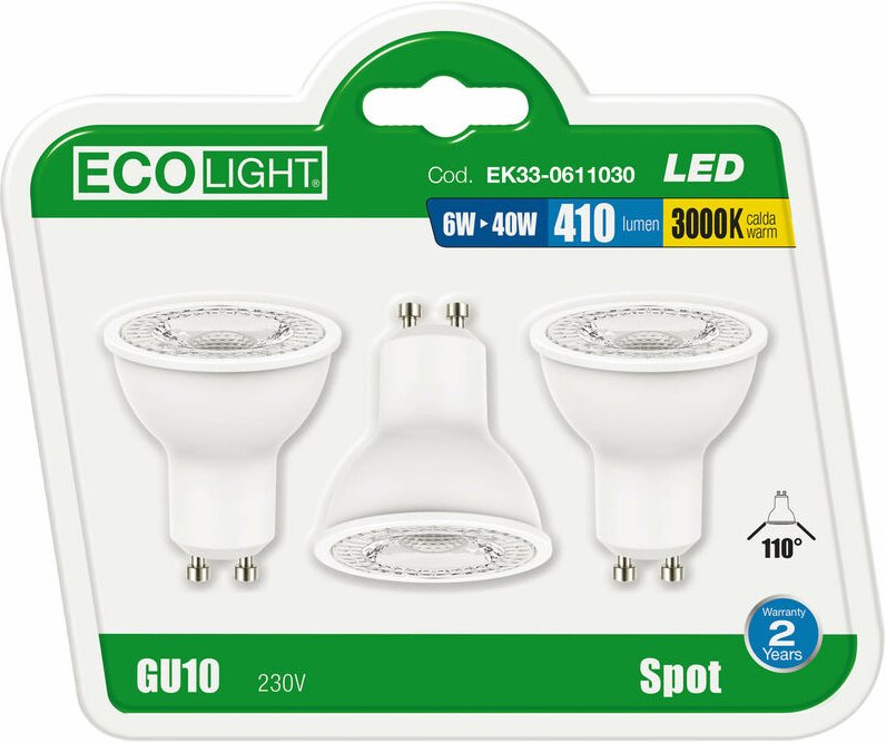 Thumbnail - Fraschetti - 3 led -led -Lampen -Kit für Ecolight -Scheinwerfer - 3000K - Calda
