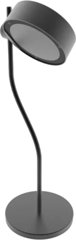 Zafferano - super o Wiederaufladbare und dimmbare schwarze LED-Tischleuchte