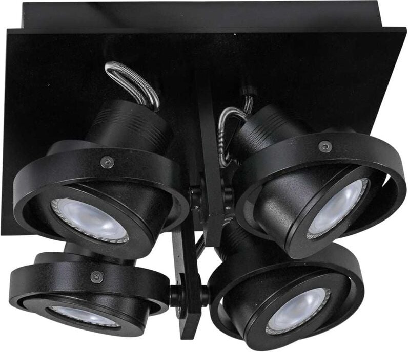 Thumbnail - Steinhauer - spot - Quatro - schwarz - metall - designlampe -