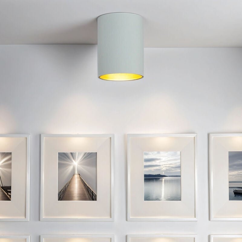 Spot EYE Weiß Gold Treppe Flur Decke Leuchte