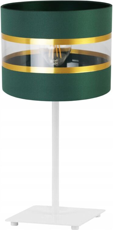 Nachttischlampe, Eleganter Goldener Lampenschirm, 20 Cm