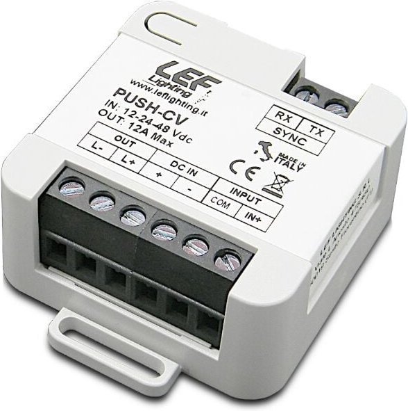 Led dimmer interface 12a max 576w - push-cv - LEF