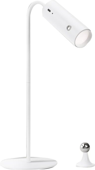 LED-Tischlampe ohne Kabel – stufenlos dimmbar, Schreibtisch mit USB-Anschluss, augenschützendes Leselicht für das Home-O...