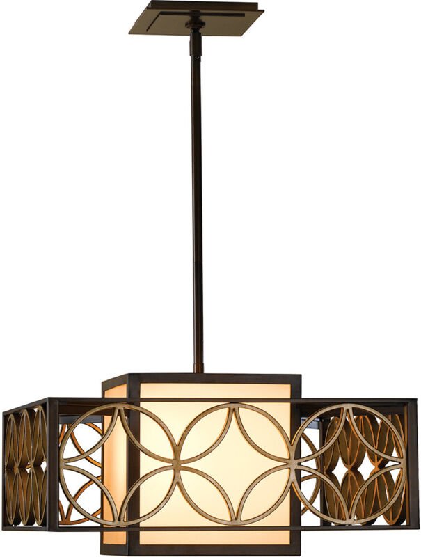 Thumbnail - Elstead Remy - 1 leichte Deckenanhänger Bar Gold, Bronze, E27