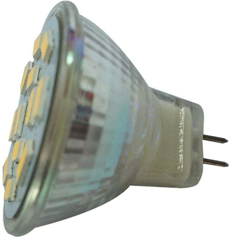 6W Warmweißer LED-Fluter 12V DC GU4 MR11 12 SMD 5730 570 Lumen