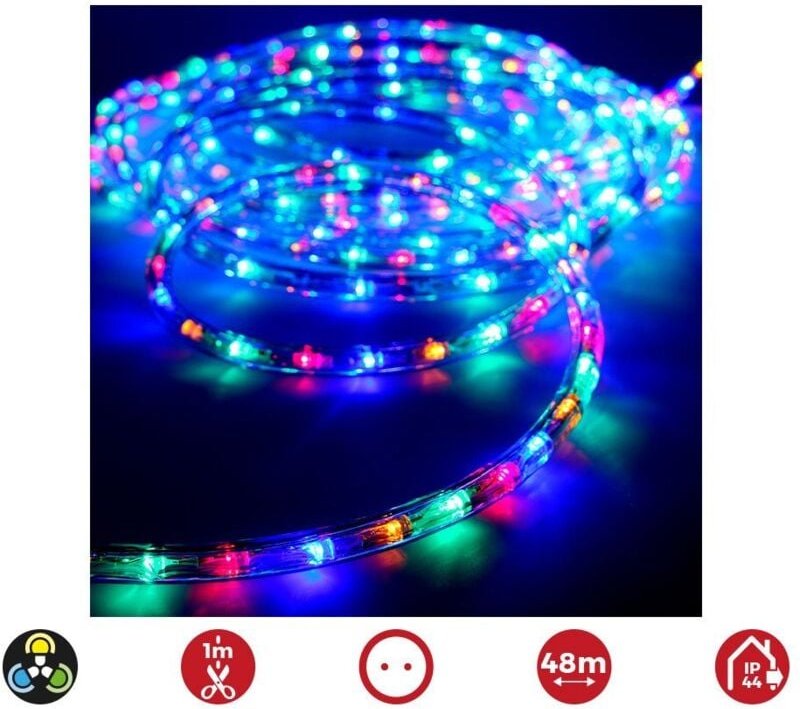 EDM - Flexiled tube 2 way fixed 48m. 30 leds/m multicolour