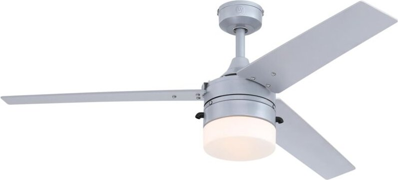 Outdoor Deckenventilator Riverton Silber mit Licht