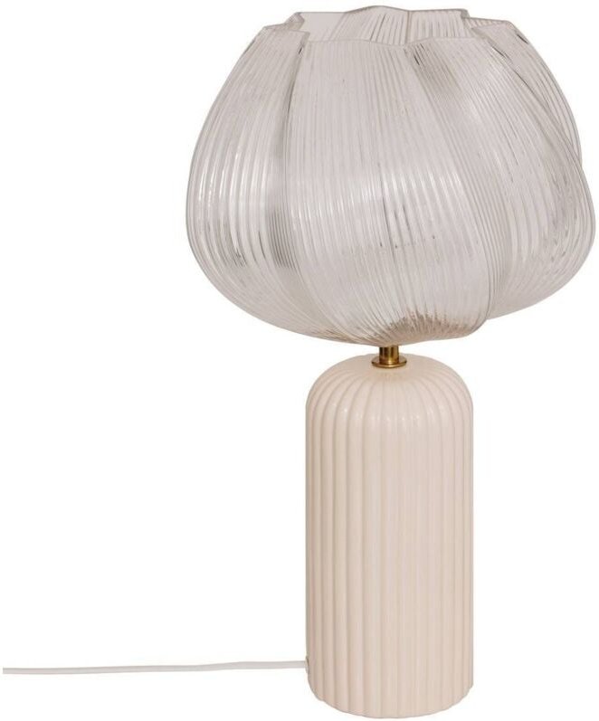 Atmosphera - Tischlampe Pilz Sektor Phylas beige H45,5cm créateur d'intérieur