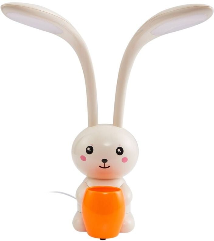 LED Tischlampe "Haas" dimmbar für Kinderzimmer von Lindby