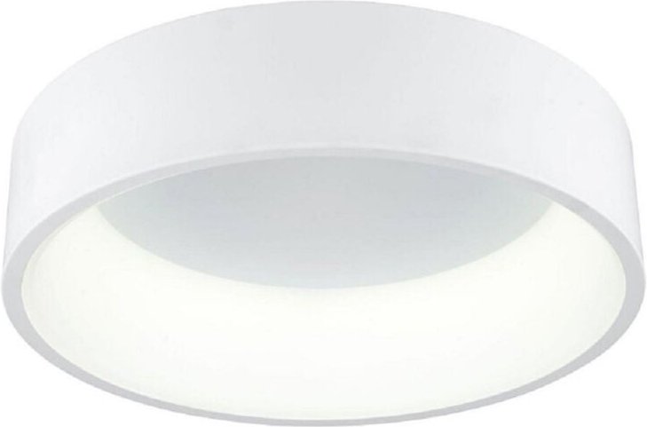 Trade Shop - plafoniera tonda lampada soffitto panet-led 42W cct 3000K 4000K luce 60CM 230V - Weiß