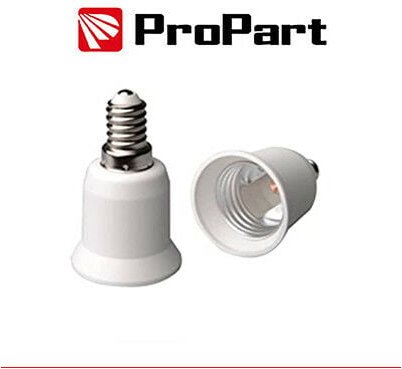 Propart - Glühbirnengewinde-Adapter E27 weiblich zu E14 männlich Pel1427