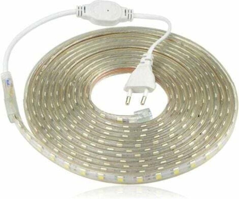 LED-Streifen, wasserdichter LED-Streifen, heller LED-Streifen 220 v, 5050 IP65 wasserdichter LED-Streifen, warmweiß, Bre...