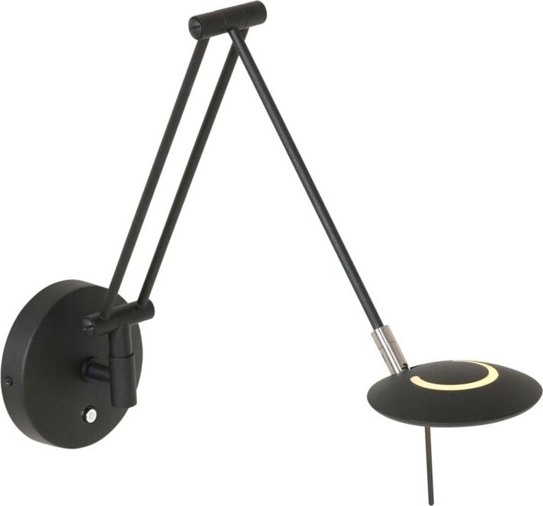 Wandleuchte - Zodiac led - schwarz - kunststoff - Steinhauer