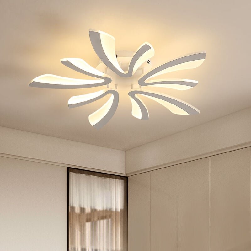 Thumbnail - GOECO LED Deckenleuchte Modernes Design Warmweiß 3000K Kreative Blumenform Deckenlampe Für Wohnzimmer Schlafzimmer Esszi...