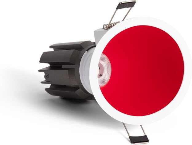 LED Downlight Einbaustrahler 9-12W Konisch Neigung 20º Areni Schnitt Ø 85 mm 3500K Rot Warmweiß 9 W