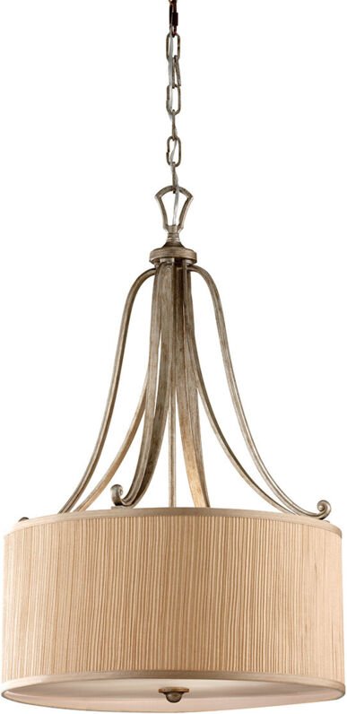 Thumbnail - Hängeleuchte Esszimmerlampe Pendelleuchte 3-Flammig silbersand Küchenleuchte