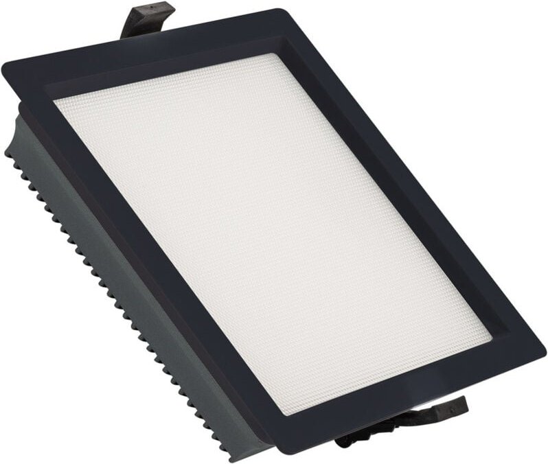 Efectoled - led Downlight Einbaustrahler 30W Eckig samsung Aero 130 lm/W Mikroprismatisch lifud Ausschnitt 210x210mm Sch...