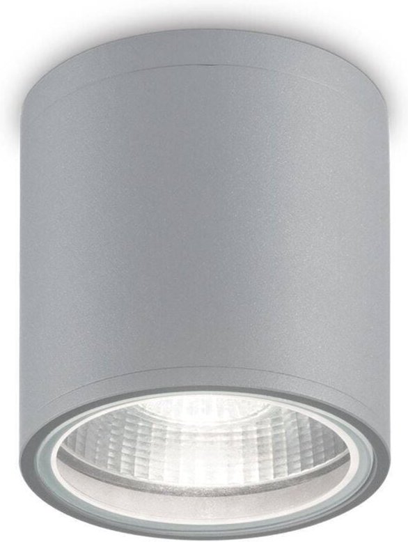 Ideal Lux - Gun - 1 Licht runde oberflächenmontierte Downlight grau IP44
