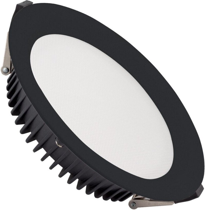 Efectoled - led Downlight Einbaustrahler 50W Rund samsung Aero 130 lm/W Mikroprismatisch lifud Ausschnitt ø 200 mm Schwa...